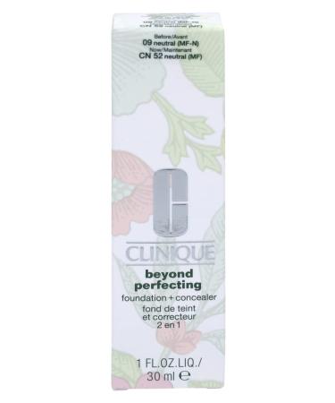 Clinique Beyond Perfecting Foundation + Concealer 09 Neutral 1.0 oz (30 ml) - Full Coverage Makeup - Buy Online on GoSupps.com