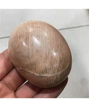 1pc Natural Bulk Crystal Gemstone Orange Moonstone Palm Stones for Home Decoration - Buy Online on GoSupps.com