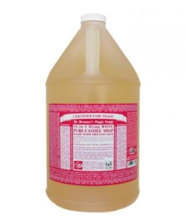 DR BRONNER SOAP LIQ CSTLE ROSE 128 OZ PK- 1