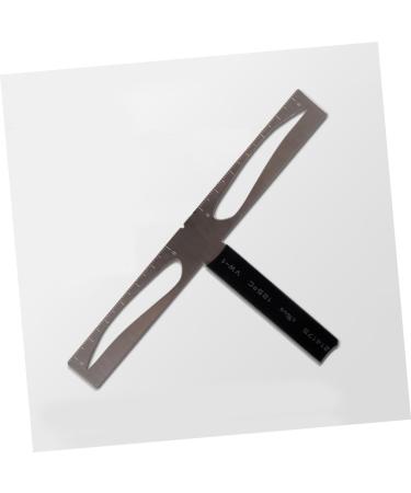 POPETPOP Eyebrow Ruler Eyebrow Stencil Kit Brow Stencils Eyebrow Drawing Tool Template Mold Balance - Buy Online on GoSupps.com