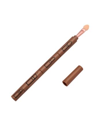 NOLITOY Banana Hair Korean Lip Brush - Eyebrow & Lip Gloss Organizer with Cover | Eye Shadow & Nail Polish Kit - Perfect Gift for Birthdays - Buy Online on GoSupps.com