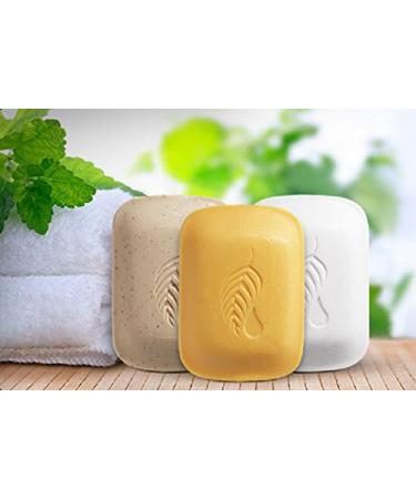 Melaleuca Exfoliating Body Bar Soap - Almond-Vanilla Scent | Nourishing & Exfoliating | Shop Internationally - Buy Online on GoSupps.com