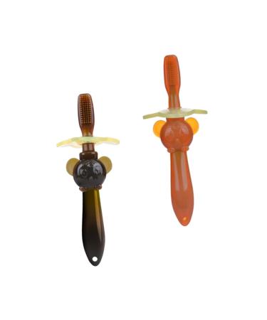 2st toothbrush children's toothbrush boys bristle toothbrush travel toothbrush safety Safety training brush pub