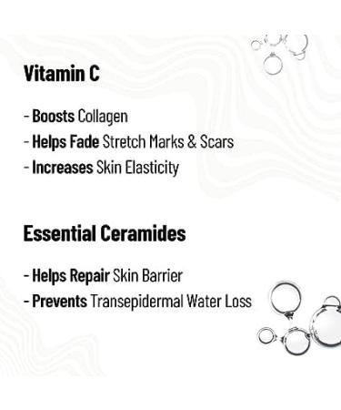 Stretch Mark & Scar Fading Oil - C.hemi st | Natural Oils Vitamin C & E | Reduce Scars & Signs of Aging | 50ml | International Shipping - Buy Online on GoSupps.com