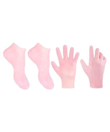MILISTEN 1 Set Hydrating Sock Gloves Dry Crack Heel Socks Cracked Skins Gloves Cracked Heel Treatment Sock Heal Gloves Gel Spa Gloves Foot Care Socks Gloves Hand Gloves Sebs Cosmetic