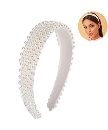Elegant White Pearl Headband | Stylish Hair Accessories for Women - Shop Now! - Buy Online on GoSupps.com