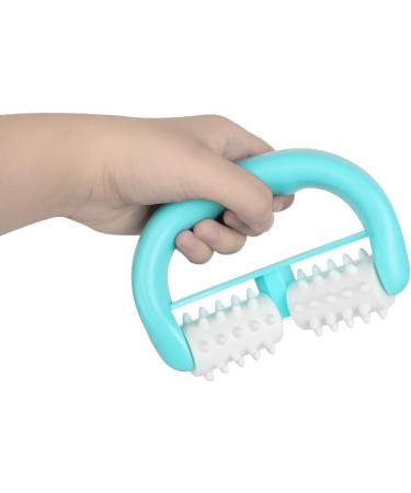 Handheld Massage Roller & Balls for Muscle Relaxation Anti-Cellulite Self-Massage Device for Legs Back Arms Shoulders & Feet Blue - Buy Online on GoSupps.com