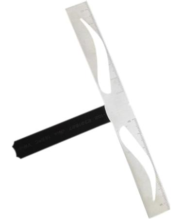 FOMIYES 1pc Eyebrow Shaper Kit Women s Suits Eyebrow Ruler Eyebrow Stencil Set Calipers Stainless Steel Miss Size 1 As Shown - Buy Online on GoSupps.com