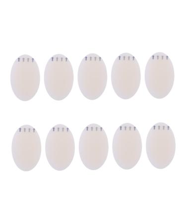 Beaupretty 10pcs Stickers Foam Shoe Inserts Heel Patch for Shoes Heel Inserts High Heel Pads Foot Corn Sticker High Heels Rear Heel Sticker Liquid Gel Women's Half Size Pad As Shown 6.9X2.8X0.01CM