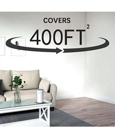 Waterless Essential Oils Diffuser - Portable Battery Operated Smart Cordless Design - Cold Mist Aroma Diffuser (White - Buy Online on GoSupps.com