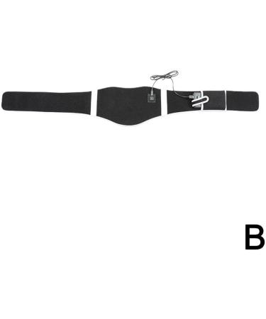 Electrical USB Heating Warmer - Hot Waist & Lumbar Spine Support Belt | Pain Relief Massage Cushion - 1PC Gray - Buy Online on GoSupps.com