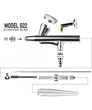 HUBEST Airbrush Makeup System Kit - 3 Level Pressure Adjustable | AC01K - Buy Online on GoSupps.com