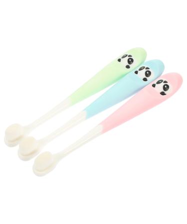 Coolhiya 3 pieces children travel toothbrush for daily use children's toothbrush practical toothbrush children's toothbrushes toddler girls toothbrush children's teeth clean