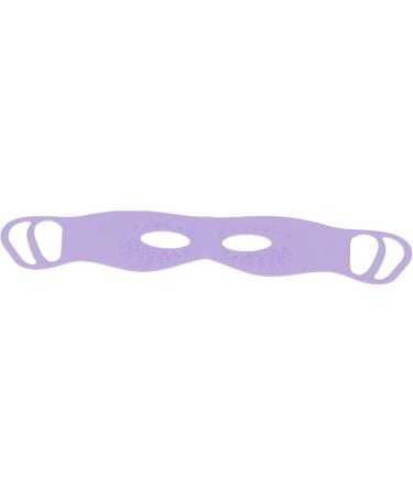 Qukaim Silica Gel Eye Patch Silicone Hanging Ear Eye Pad Washable Double Sided Eye Patch with Eye Holes Purple - Buy Online on GoSupps.com