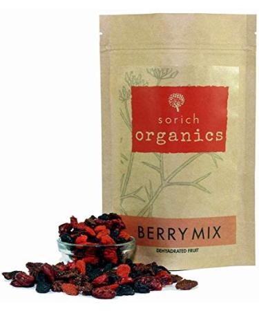Sorich Organics Berries Mix, High in Anti-Oxidants (Unsulphured, Unsweetened and Naturally Dehydrated Berries) - 400 Gm