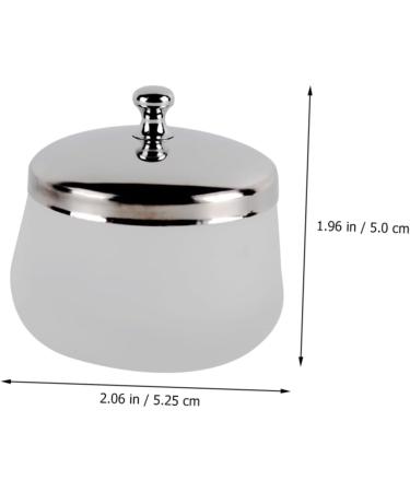 ERINGOGO 1pi ce Frosted Cup Pour D maquillage Avec Couvercle Tasse Ronde Pour Nettoyage De Blanc - Buy Online on GoSupps.com