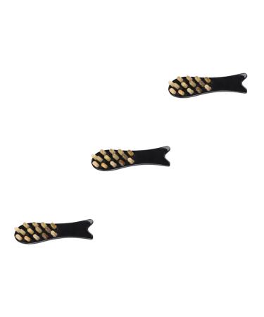 Healeeved 3st Family Gifts Hairbrush for Women Combs Massage Ceager From Natural Horn Hairbrush Gladden Hair Demanding Brush Massage Can for the Scalp Miss Wish Calculation Cam