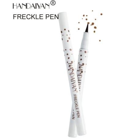 PICKX Freckle Pen 4 Colors Natural Freckle Pen Fake Freckle Pen Waterproof Long Lasting Soft Spots Natural Relaxing Sun Makeup(Light Brown Natural Coffee Chestnut Dark Brown) (Chestnut) - Buy Online on GoSupps.com