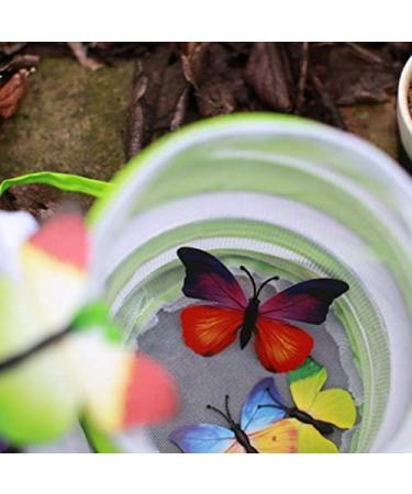 iPobie Butterfly Habitat Insect Cage Collapsible Bug Catcher Net Round Pop Up Mesh Net (Small Size) - Buy Online on GoSupps.com