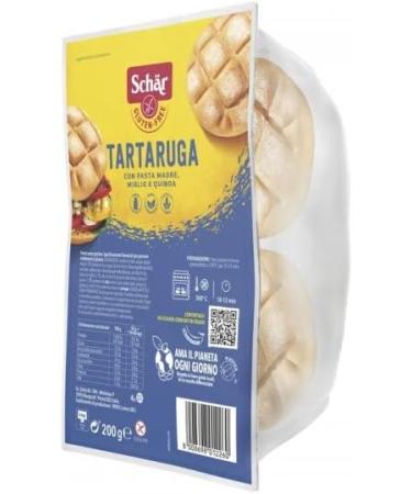  Italian Gourmet E.R. Dr. Sch r Tartaruga Italian Tortoise Bread with Sourdough Millet and Quinoa 200 g + 400 g Set of 3 - Buy Online on GoSupps.com