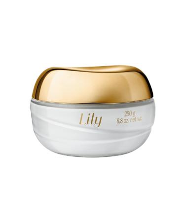 O BOTICARIO Lily Satin Hydrating Body Cream  24 Hour Fragranced Body Butter for Dry Skin  8.8 Ounce