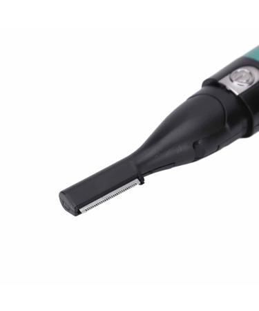 Electric Eyebrow Cutter - Waterproof Facial Hair Remover Pen Shape Green Razor for On-the-Go Shaping - Buy Online on GoSupps.com