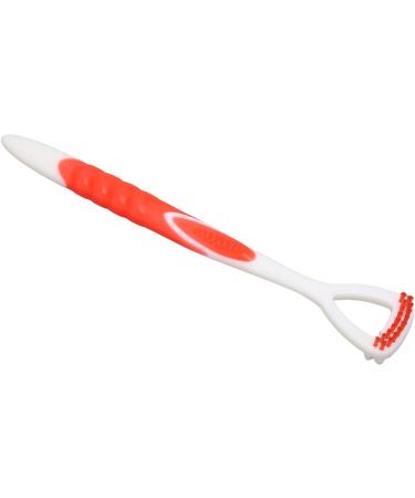 Effective Tongue Scraper & Bad Breath Cleaner - Ergonomic Oral Health Tool - Blue & Red - Buy Online on GoSupps.com