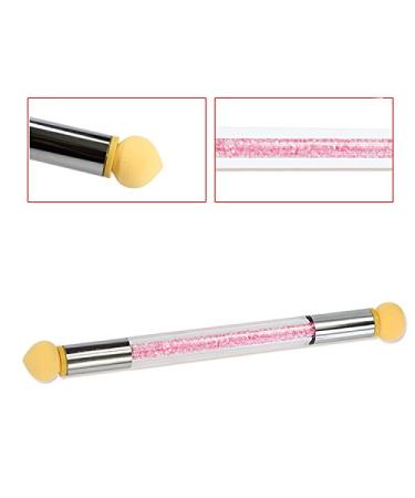 Artlalic Nail Art Sponge Glitter Powder & Gradient Dotting Pen Brush - 2-in-1 DIY Manicure Tool for Perfect Nail Designs | International Shipping Available - Buy Online on GoSupps.com