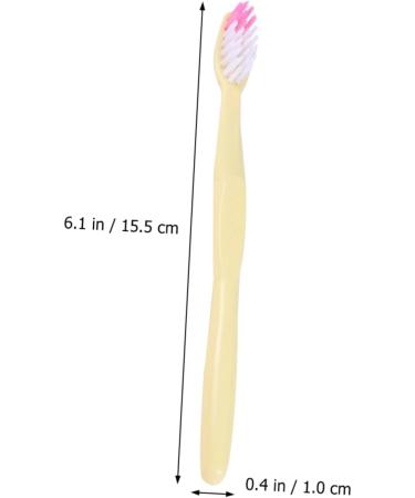 PartyKindom 200 Pcs Travel Disposable Toothbrushes - Mini Plastic Toiletries in Assorted Colors for International Shipping - Buy Online on GoSupps.com