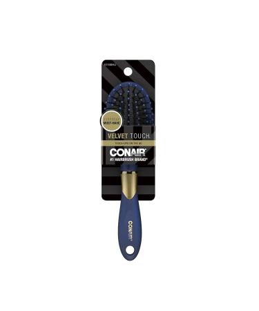 Conair Velvet Touch Travel Cushion Hair Brush - Compact & Stylish Hair Care - Buy Online on GoSupps.com