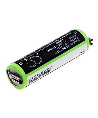 Replacement Battery Compatible with Moser ChroMini 1591 ChroMini 1591B ChroMini 1591Q Easy Style 1881 Part Number: 1852-7531 2000mAh/1.2V