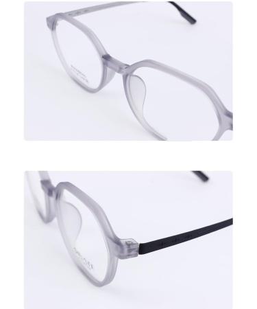 Fuqinqingoz Retro Polygon Blue Light Blocking Reading Glasses - Alleviate Tiredness with Flat Light Mirror (Color: C1 Size: +150) - Buy Online on GoSupps.com