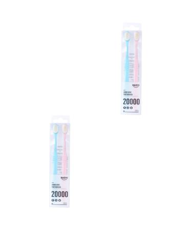 Gatuida 4 pieces toothbrush manual stick pregnant woman