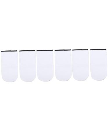 minkissy 3 Pairs Hand Gloves Hand Spa Cover Wax Spa Gloves Paraffin Wax Heart Bun for Hair Hand Spa Mittens Heated Booties Cozies Liners Bath Mitt White Accessories Work Manicure