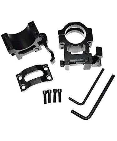 FIRECLUB 2pcs Quick Release Scope Rings Mounts - 1 Inch (25.4mm) Picatinny/Weaver Compatible for Precision Shooting - Buy Online on GoSupps.com