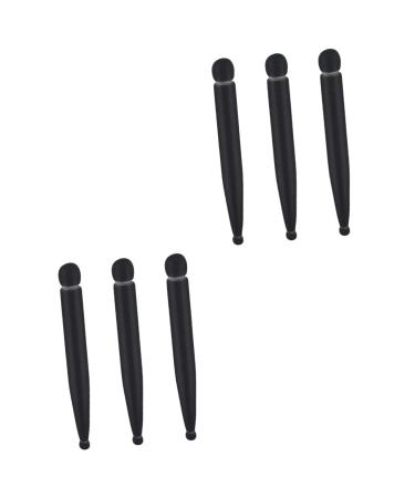 Gleavi 6 pcs body strip rolling roller acupuncture stable for scratching the face scratch massage massage board scratch the massage plate made of jade handwriter pearl bianstone scratch board blackx2st 13x1.5cmx2pcs