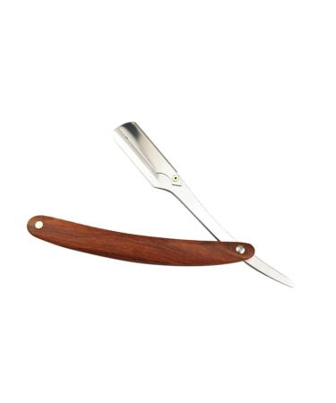 Manual rapids Wood Libra Razor Foldable Razen Manual Rapid Stainless Steel straight blade face man bamboo suite 1 PCs as shown