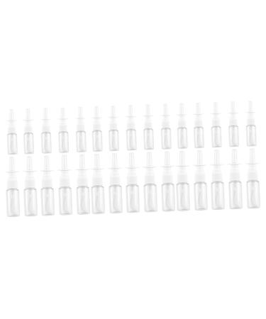 FOMIYES 30 Pcs Rhinitis Spray Bottle Clear Container Spray Bottles for Hair Travel Spray Bottle Nasal Bottles Nasal Spray Container Nasal Spray Pump Bottle Water Container Liquid Bottles 10.2x2.7cmx3pcs Silverx3pcs