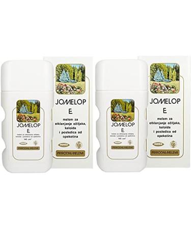 Saljic Melemi Saljic Original Cream (2 x Jomelop E - Natural Ointment for Scars Keloids and Sunburns - 145 ml - 10 minutes per day of use