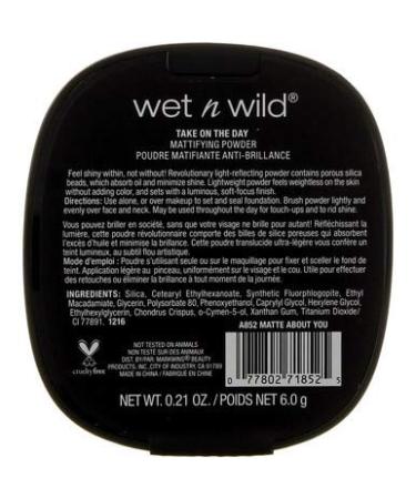 Buy Wet n Wild Take On the Day Mattifying Powder - Matte About You | International Shipping Available - Buy Online on GoSupps.com