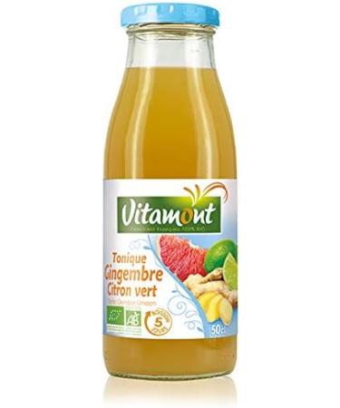 Vitamont - Ginger Lime Tonic Juice 50Cl - Sold per unit - Buy Online on GoSupps.com
