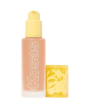 Kosas Revealer Skin Improving Foundation (Light+ Cool 180) 1 Ounce (Pack of 1) Light + Cool 180