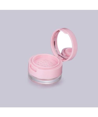 AKOAK Capacity 3ml (0.1 oz) Leak-free Reusable Plastic Powder Box DIY Makeup Powder Box  Mini Portable Flip Lid Travel Powder Box with Mirror - Buy Online on GoSupps.com