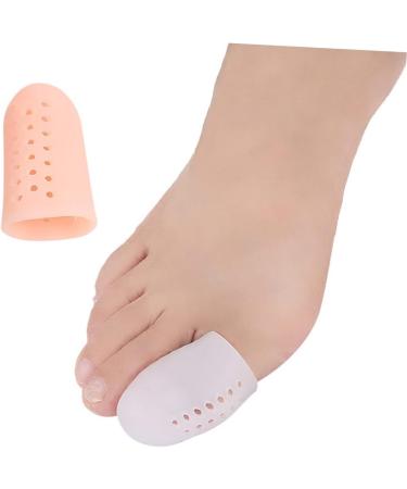 BESPORTBLE Silicone Gel High Heel Protectors - 6 Pairs/12pcs Toe Caps for Running & Protection Tools - White 4.5X2.1 cm - Buy Online on GoSupps.com