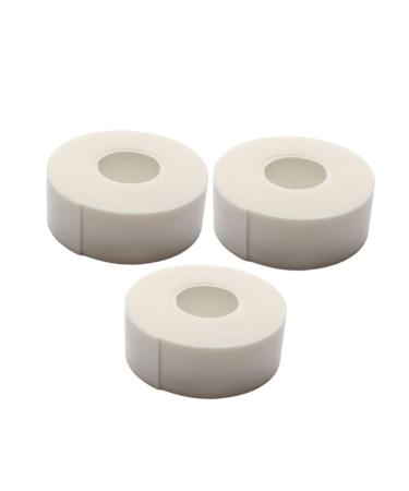 WOONEKY 3pi ces Ruban Adh sif Pour Extensions De Cils Blanc lastique Et Doux Isolant Cils Sup rieurs Et Inf rieurs Pour Salon De Beaut