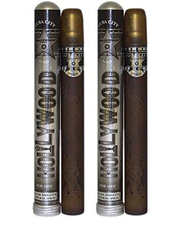 Cuba City Hollywood Eau De Toilette Spray for Men 1.17 Ounce (Pack of 2) 1.17 Fl Oz (Pack of 2)