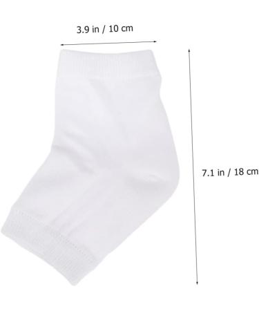 FRCOLOR 2 Pairs Heel Socks Rough Calluses Socks Heel Sleeves Protectors feet Repair Socks Heel Anti-Crack Socks moisturizing Socks Gel Socks White Breathable Casual Socks Men and Women Size 1 - Buy Online on GoSupps.com