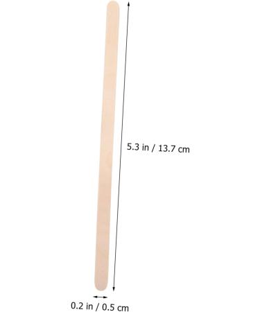 Belliffy 100 Pcs Hair Removal Wax Pencils - Wooden Applicator Tools for Smooth Waxing - Buy Online on GoSupps.com