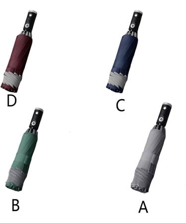 SUDNJIALQ Automatic Umbrella 3-folding with Light Universal Portable Wind-proof Fashion Rain Umbrellas Rain-proof Supply Outdoor Blue - Buy Online on GoSupps.com