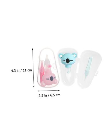 TOYANDONA 2pcs Silicone Suction Bowl Nasal Mucus Aspirator - Infant Nose Aspirator for Baby Newborn - Detergent Koala Silica Gel - Buy Online on GoSupps.com
